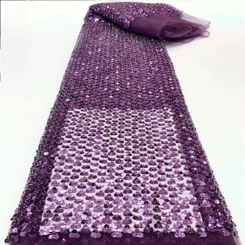 爆款加密亮片绣珠管绣蕾丝网纱布料婚纱礼服舞台服面料,淘宝优惠券,粉丝福利购,淘宝优惠卷