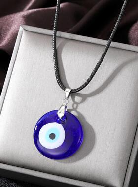 土耳其蓝眼睛玻璃项链EvilEye