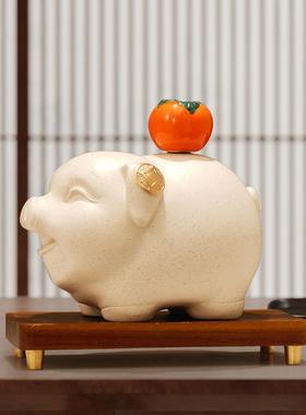 爆款新中式诸事顺利摆件陶瓷创意高档家居酒柜装饰乔迁新居礼品