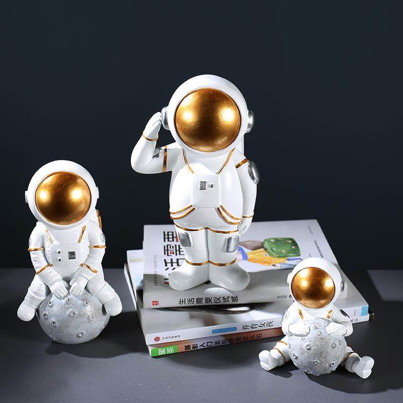 爆款创意宇航员摆件太空人创意北欧家居办公桌迷你可爱儿童桌面装,淘宝优惠券,粉丝福利购,淘宝优惠卷