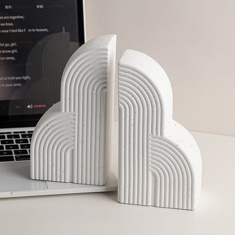 贝汉美现代简约书挡摆件酒柜客厅玄关书柜陶瓷桌面书立家居装饰品,淘宝优惠券,粉丝福利购,淘宝优惠卷