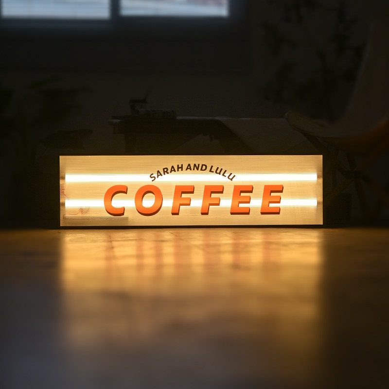 美式波纹亚克力灯箱 高颜值的门F头招牌 让店铺更引人注目,淘宝优惠券,粉丝福利购,淘宝优惠卷