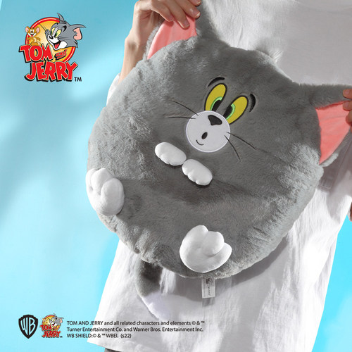 猫和老鼠毛绒玩具公仔娃娃沙发床上颈枕靠垫抱枕棉花娃娃玩偶礼物 - 图0