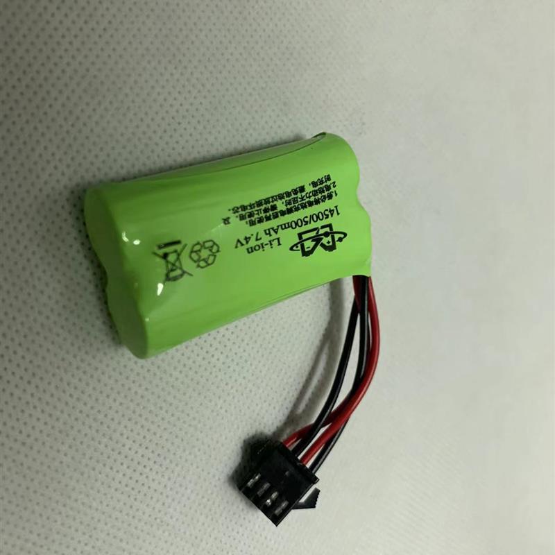 7.4v足容量14500锂电池500mah SM-4P 4p遥控玩具充电锂电池组耐用 - 图2