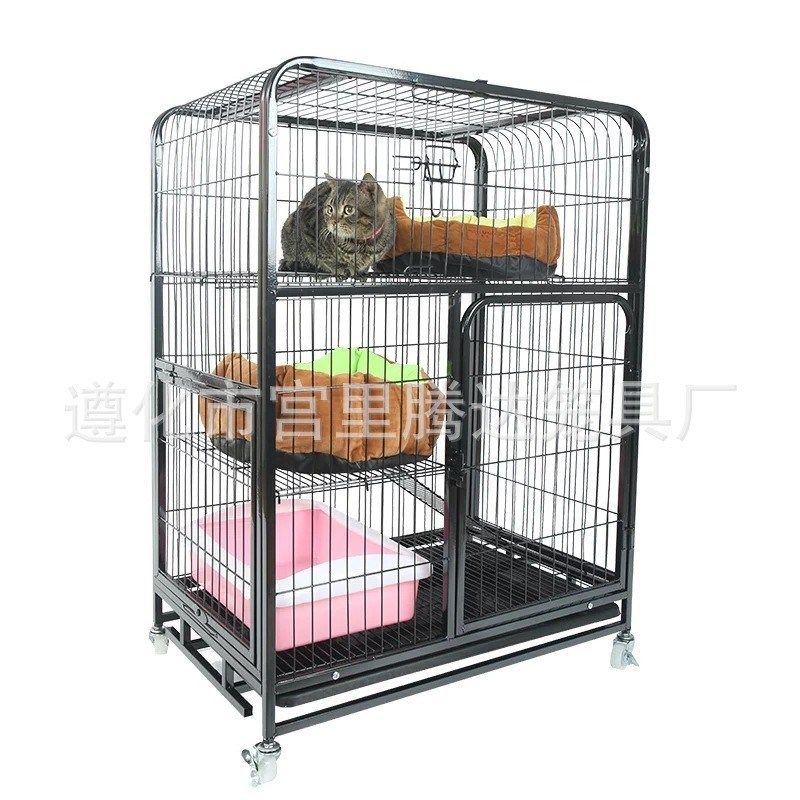 新款猫笼双层三层猫咪笼猫咪别墅加重方管大号猫笼X宠物四层猫窝,淘宝优惠券,粉丝福利购,淘宝优惠卷