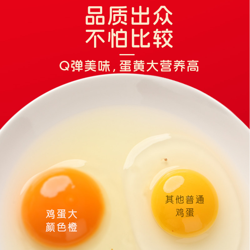 这时光 无抗鲜鸡蛋新春礼盒装 30个共1.5kg 天猫优惠券折后￥39.9包邮(￥49.9-10)