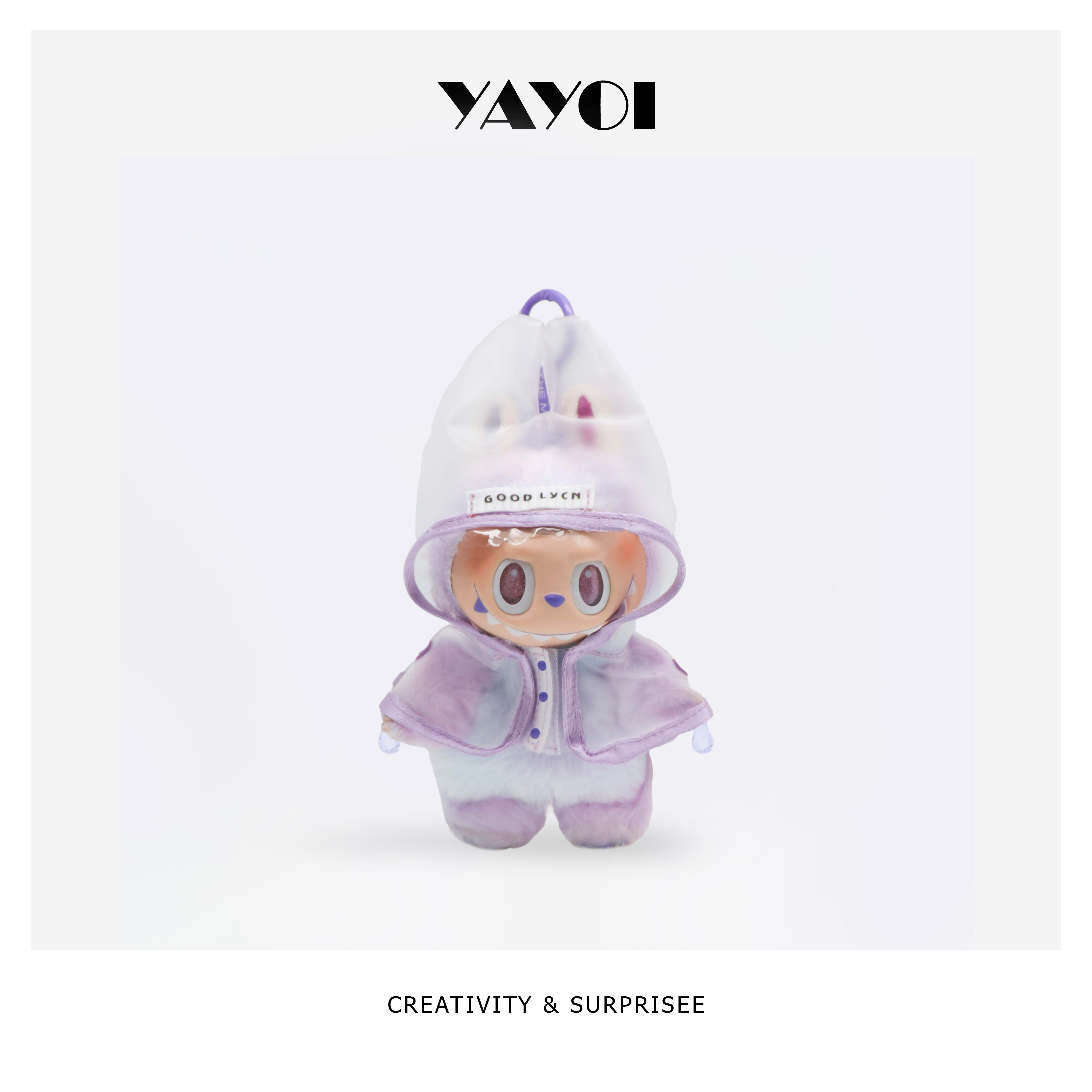 仅娃衣】三代labubu3.0前方高能幸运欢乐希望拉布布雨衣衣服着替,淘宝优惠券,粉丝福利购,淘宝优惠卷