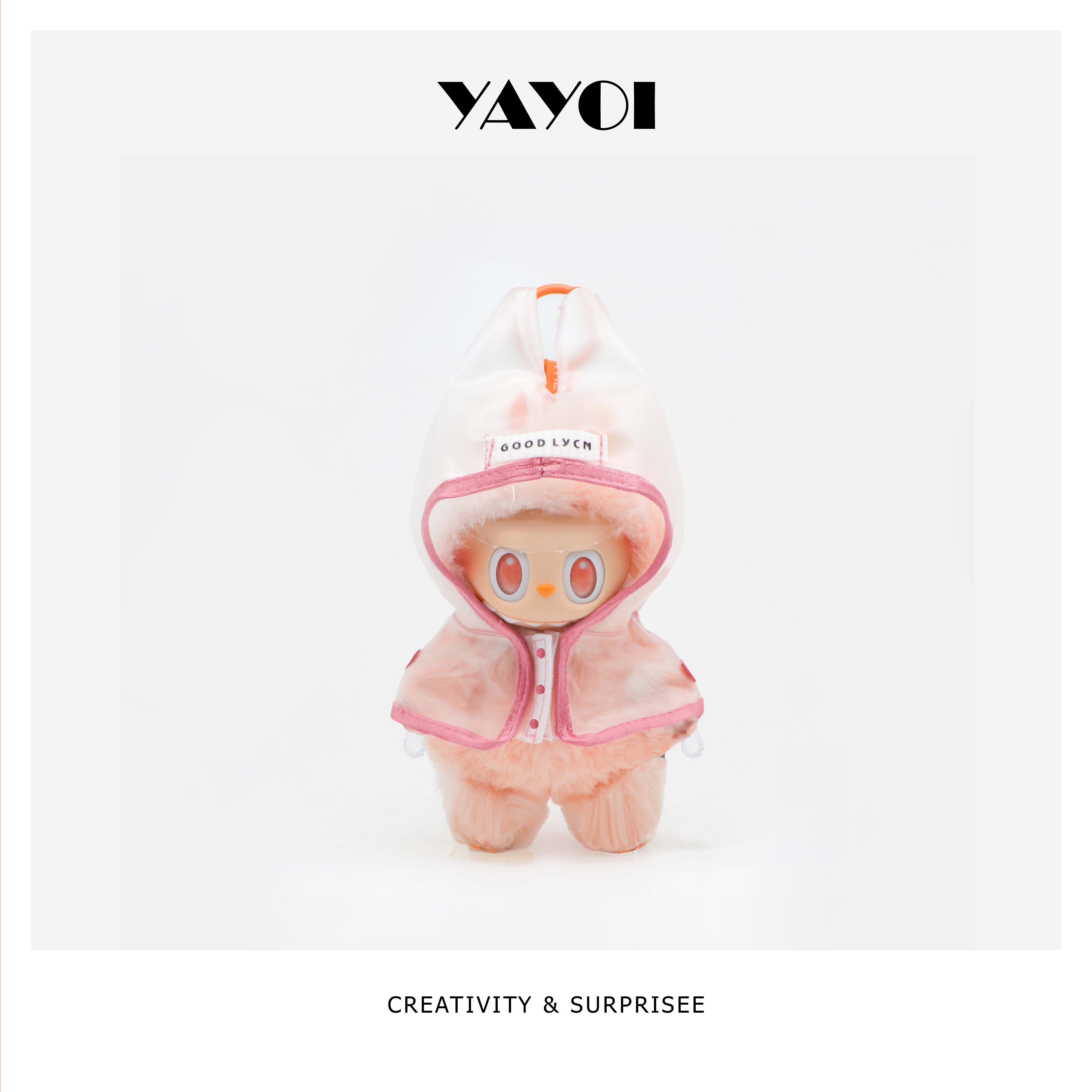 仅娃衣】三代labubu3.0前方高能幸运欢乐希望拉布布雨衣衣服着替,淘宝优惠券,粉丝福利购,淘宝优惠卷