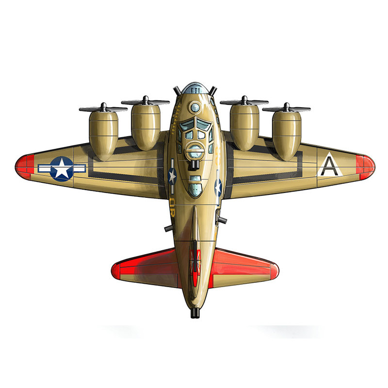 MENG mPLANE-001 B-17G“空中堡垒”轰炸机,淘宝优惠券,粉丝福利购,淘宝优惠卷