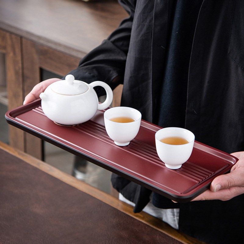 远舍电木茶盘家用小号一人干泡台小型排水式P简约现代长方形茶台,淘宝优惠券,粉丝福利购,淘宝优惠卷