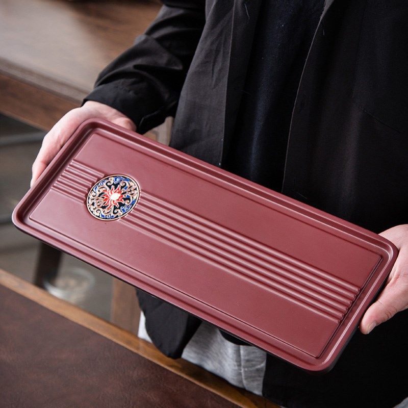 远舍电木茶盘家用小号一人干泡台小型排水式P简约现代长方形茶台,淘宝优惠券,粉丝福利购,淘宝优惠卷