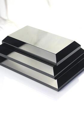 黑色K9人造水晶玻璃 家居饰品摆饰底座奖杯定制底座支持刻字logo