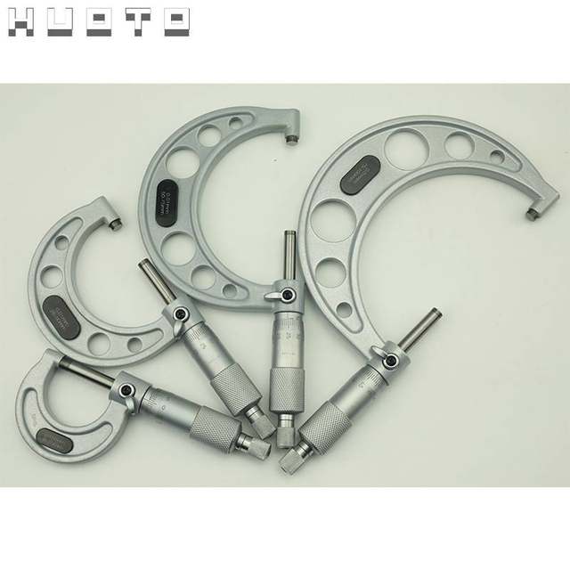 HUOTO new industrial grade high-precision outer diameter micrometer 0-25MM spiral micrometer set