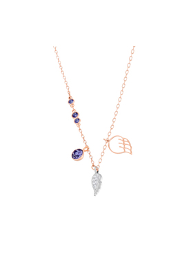 施华洛世奇Symbolica 双翼吊坠高级感女款轻奢百搭项链长款锁骨链