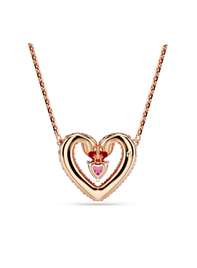 施华洛世奇Sublima 心形项链女士百搭气质长款吊坠轻奢送礼物