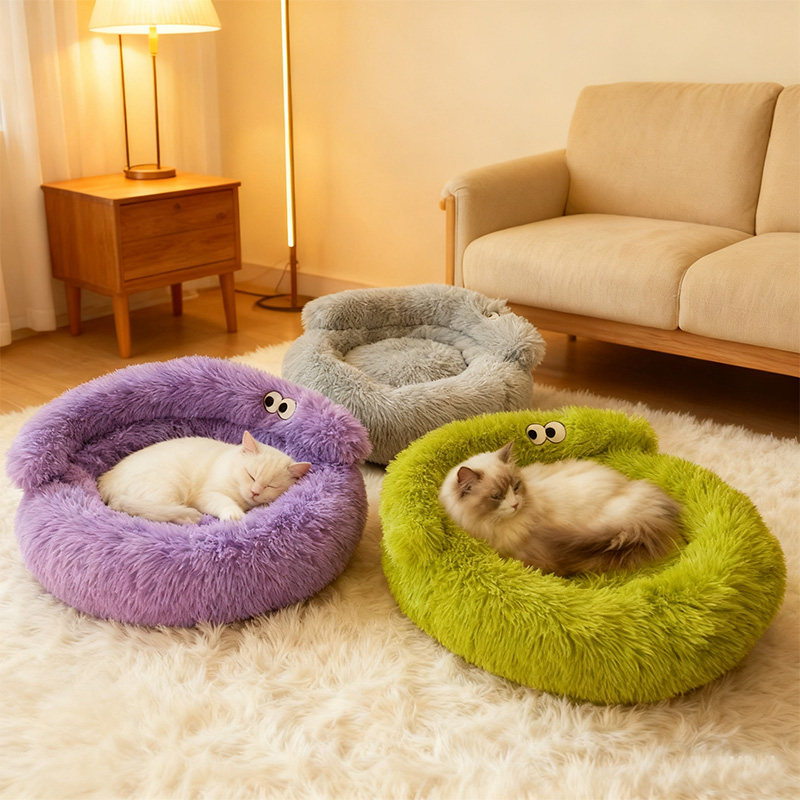 猫窝冬加厚保暖长毛绒睡窝小狗窝沙发猫咪睡垫宠物窝秋冬猫床冬天,淘宝优惠券,粉丝福利购,淘宝优惠卷