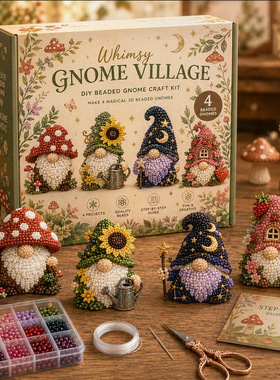 Creative Beaded Mini World 3D DIY Kit Collection创意珠子diy