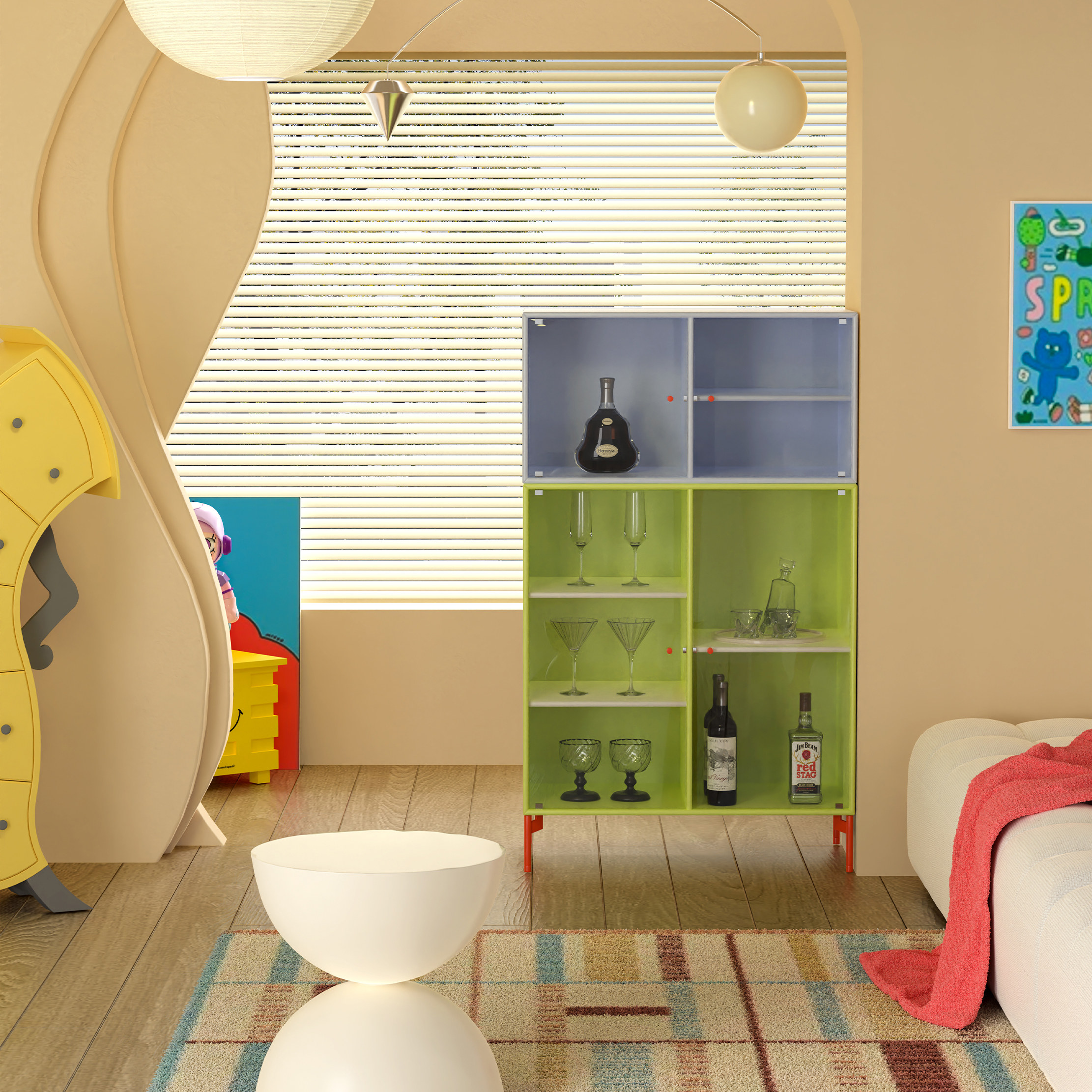 独也/Montana边柜北欧风书柜组合多巴胺彩色收纳柜餐边柜可定制,淘宝优惠券,粉丝福利购,淘宝优惠卷