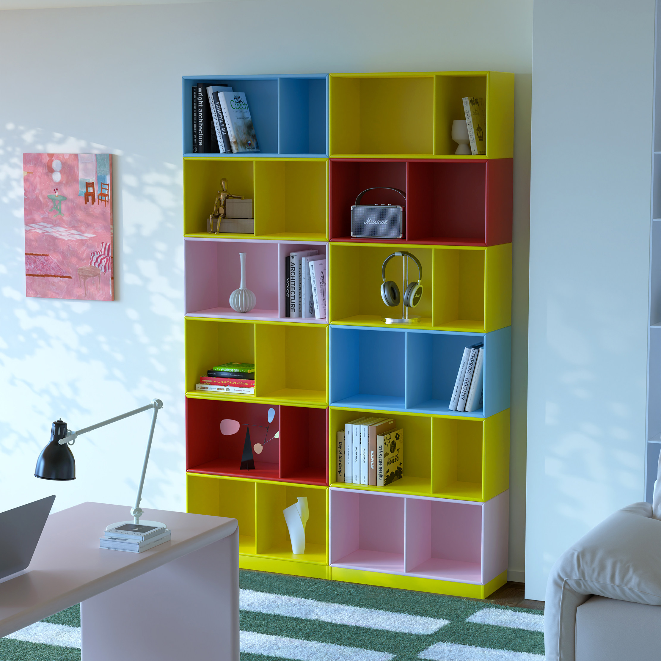 独也/Montana组合书柜北欧风彩色多巴胺可定制书房柜子客厅边柜,淘宝优惠券,粉丝福利购,淘宝优惠卷