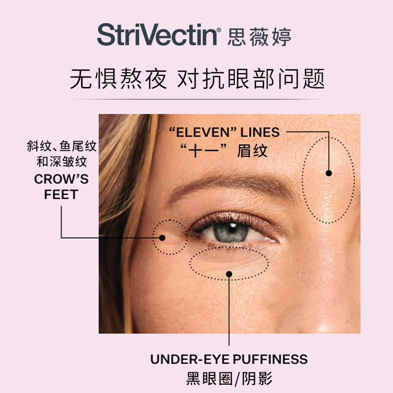 【夏诗文专属】StriVectin思薇婷眼部抗皱精华霜淡化眼纹30ml