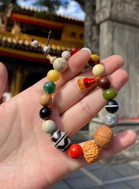 十八籽天珠十八籽藏式手链