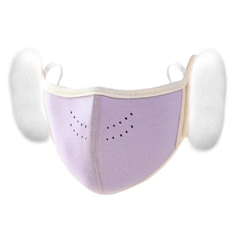 儿童防风保暖面罩全脸冬季骑行电动车防寒耳罩套冬天学生护耳口罩