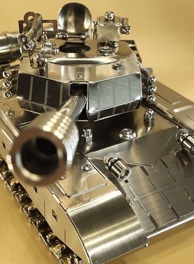 不锈钢A99式主战坦克大炮战车模型合金坦克摆件精钢大Y坦克工艺品