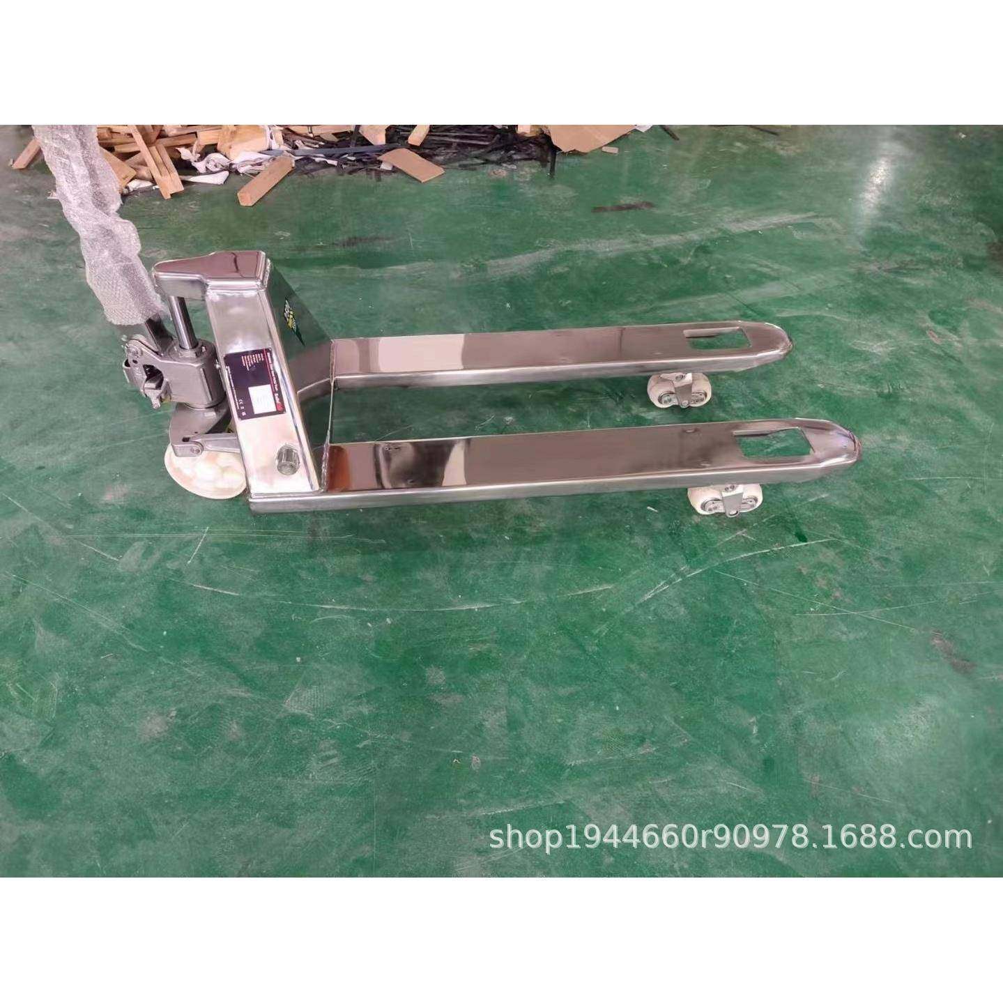 钧力手动液压04不锈钢搬运叉车2.5吨托盘升降地牛铲车冷库防爆,淘宝优惠券,粉丝福利购,淘宝优惠卷