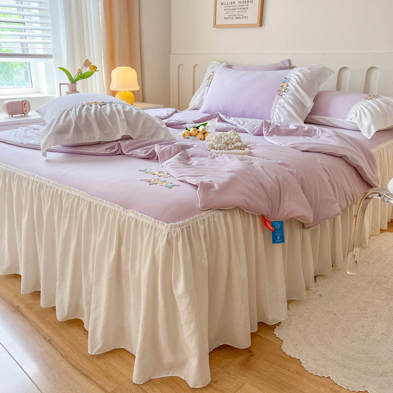 现货速发202新款A类母婴级夏季凉感凉I席空调被四件套可机洗床裙,淘宝优惠券,粉丝福利购,淘宝优惠卷