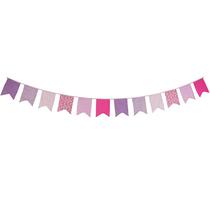 Retro Floral Cotton Fabric Pentagonal Fish Tail Flag Children Birthday Hanging Flags Camping Tent Color Flags Wedding Ceremony Kindergarten Strings Flags