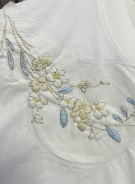 手工立体花材料包中式领花刺绣水溶贴diy带图衣服破洞修补花样纸