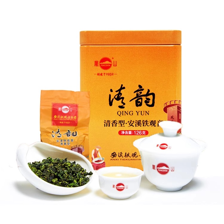 凤山安溪铁观音旗舰店兰花香特级清香型茶叶2024春茶真空袋126g