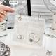 Ring Necklace Storage Rack Jewelry Simple Jewelry Box Anti-oxidation Storage Rack Dust-proof Display Rack Advanced Sense Earrings