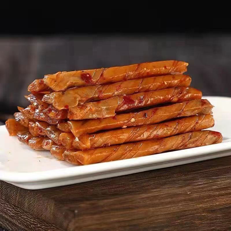 嘉利丰功夫豆筋鸡筋豆卷辣条豆干豆腐干散装麻辣8090年休闲小零食