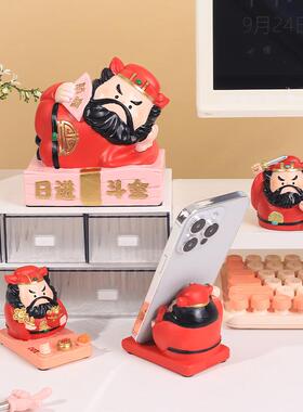 爆款国潮创意办公室钟馗水逆祝福工位桌面摆件创意神仙解压家居装