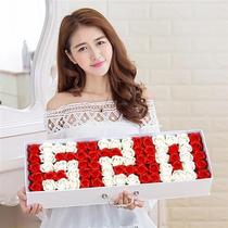 Creative Rose Soap Floras Gift Box Valentines Day Christmas Gifts Rose Flowers Girlfriend Birthday Gifts