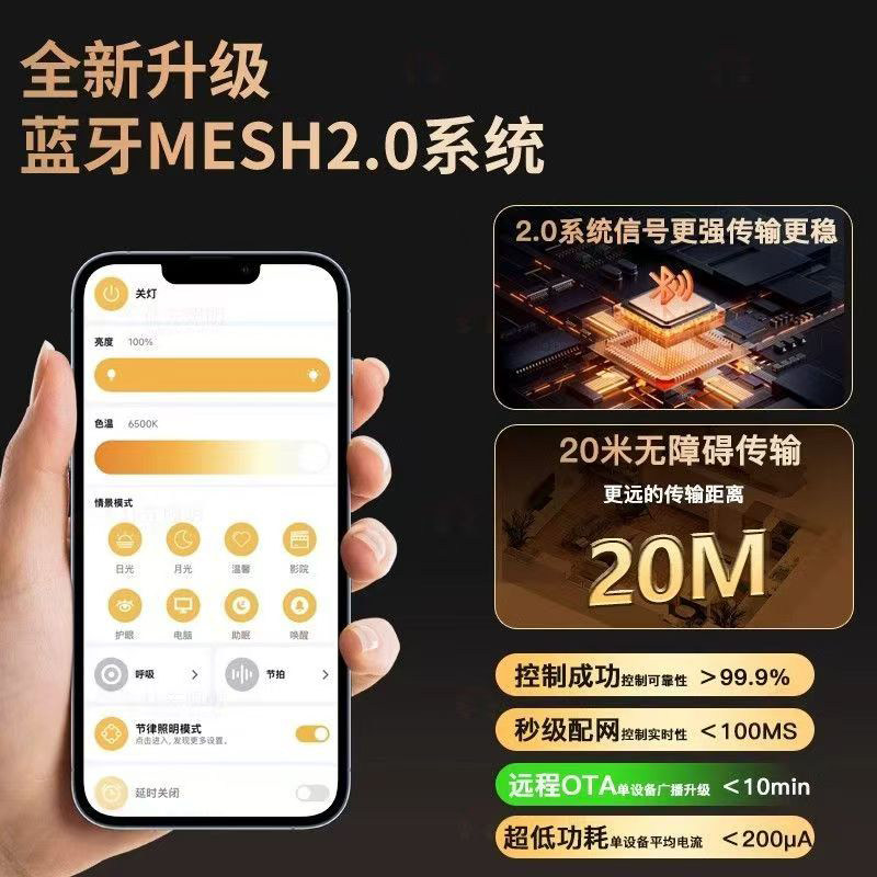 接入米jia智能cob灯带护眼防眩无频闪蓝牙mesh2.0无极调光线性灯,淘宝优惠券,粉丝福利购,淘宝优惠卷