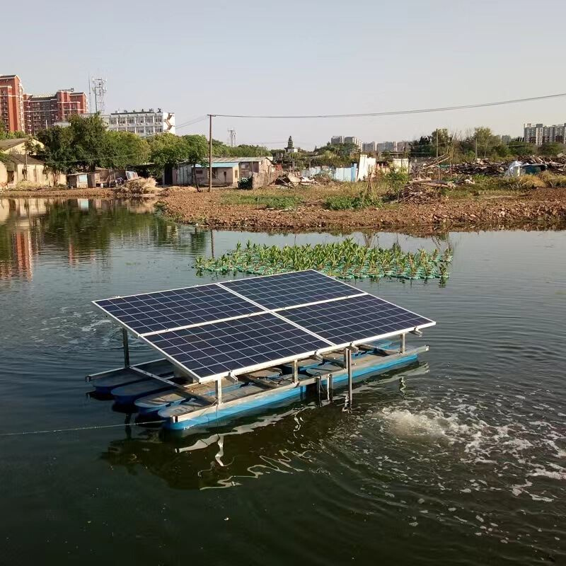 户外太阳能水泵供电系统农业提水灌溉河道养殖新能源太阳能光伏板 - 图0