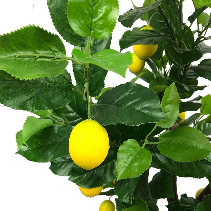 仿真水果柠e檬树绿植迷你落地盆栽柠檬树室内客厅装饰摆件厂家,淘宝优惠券,粉丝福利购,淘宝优惠卷