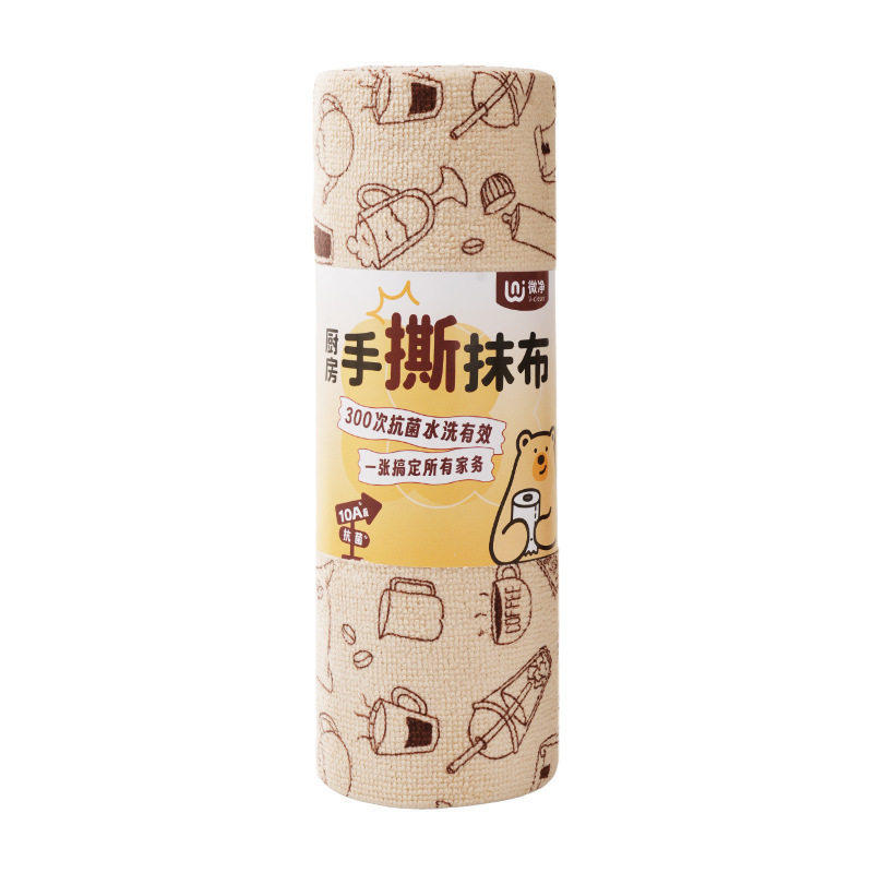 10A抗菌手撕抹布-家用超吸不掉毛