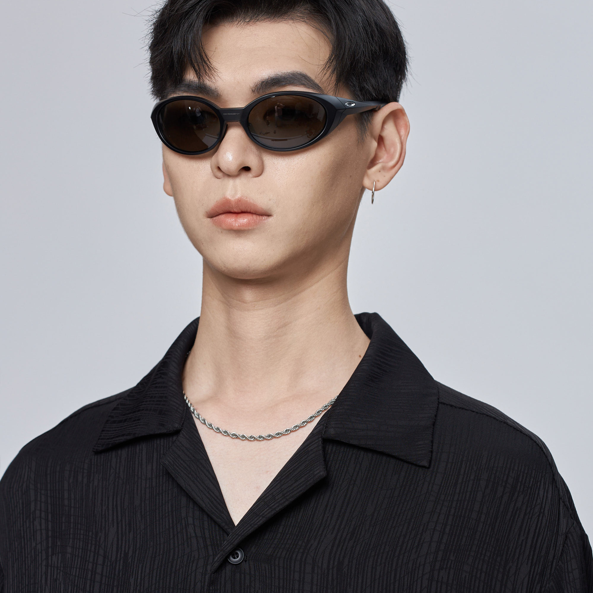 TCSP机能户外亚麻衬衫男短袖衬衣宽松男装夏季棉麻纯色简约上衣