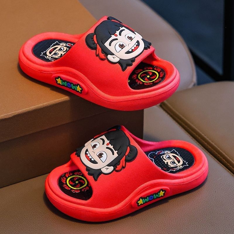 哪吒儿童拖鞋新款夏季2025男童防滑宝宝洗澡室内居家卡通女童超软,淘宝优惠券,粉丝福利购,淘宝优惠卷