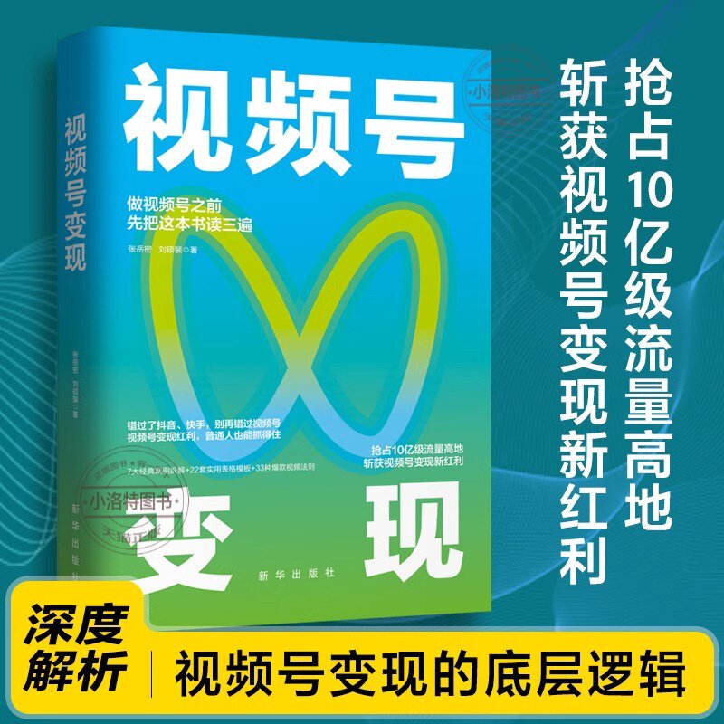 官方正版 视频号变现:如何做一个赚钱的视频号 抢占10亿级流量高地 斩获视频号变现新红利 易懂高效的视频号实操心法 畅销书籍
