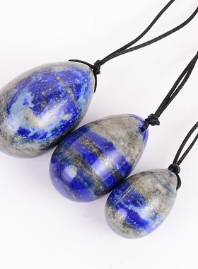 天然玉石鸡蛋青金阴户蛋凯格尔训练器J产后修复保健按摩玉蛋功