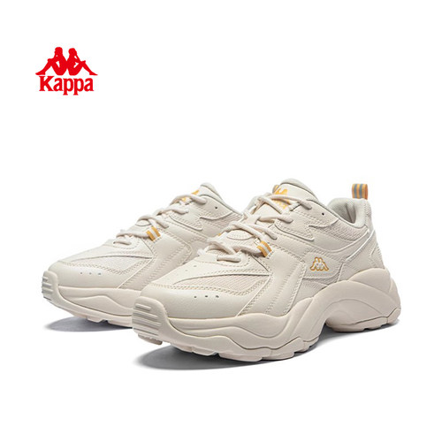 Kappa卡帕厚底运动鞋女2025新款休闲春季跑步老爹鞋女款增高鞋子 - 图0