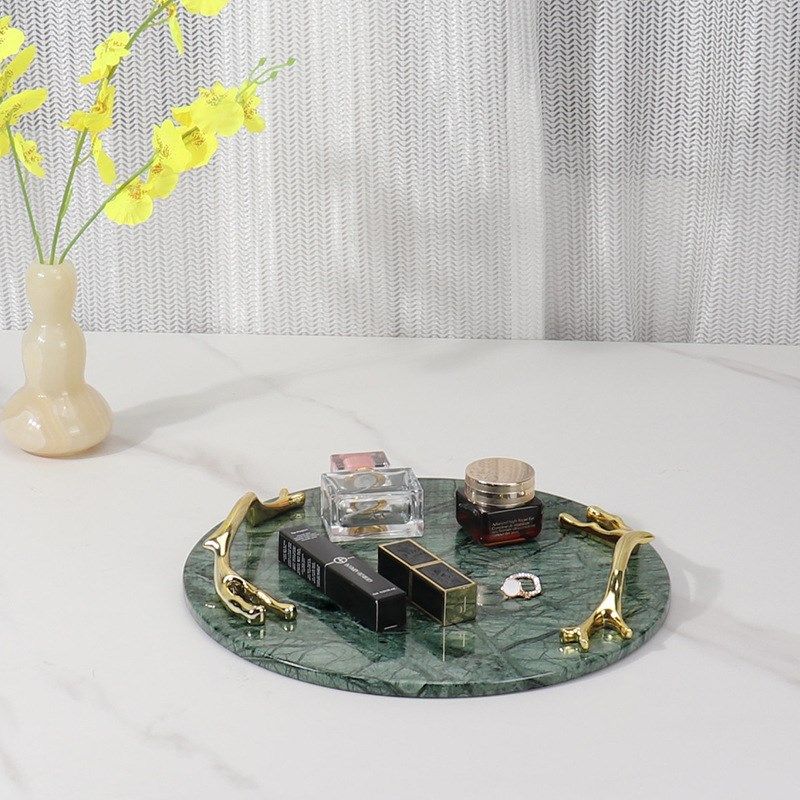轻奢样板间e酒店浴室洗漱用品托盘大理石家用桌面化妆品首饰收纳,淘宝优惠券,粉丝福利购,淘宝优惠卷