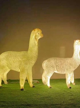 工艺品不锈钢小鹿动物摆件户外水池水景园林O摆设不锈钢编制雕塑