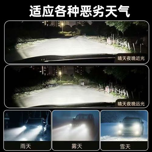 适用本田LED大灯十代雅阁思域凌派XRV锋范CRV远近光飞度缤智7灯泡 - 图2