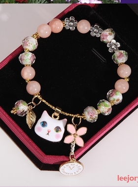 极速红色中国风本l命年手链儿童配饰兔年十二生肖男童女童手串手