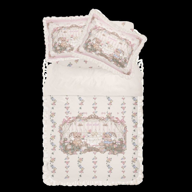 极速花园熊冬季牛奶绒四件套可爱少D女公主风床上保暖加绒加厚双,淘宝优惠券,粉丝福利购,淘宝优惠卷